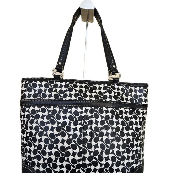 Coach Chelsea Heritage Stripe Signature Handbag Tote Purse - Picture 2 of 14